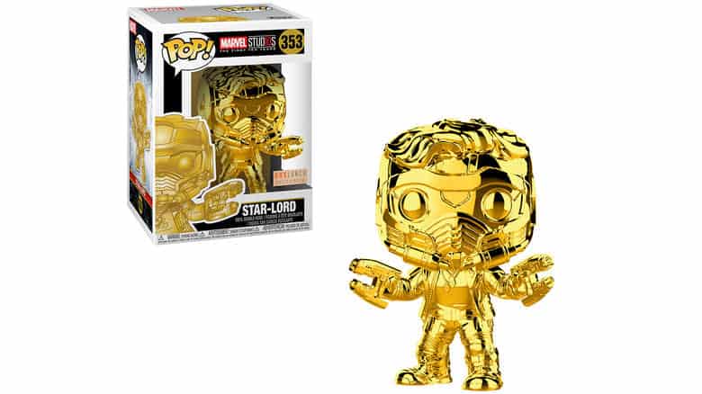 Funko pop marvel gold chrome list on sale